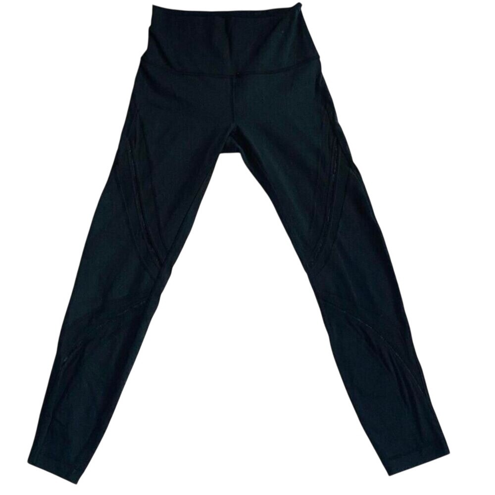 Lululemon High Times Pant Metta Black Leggings Full-On Luxtreme Mesh